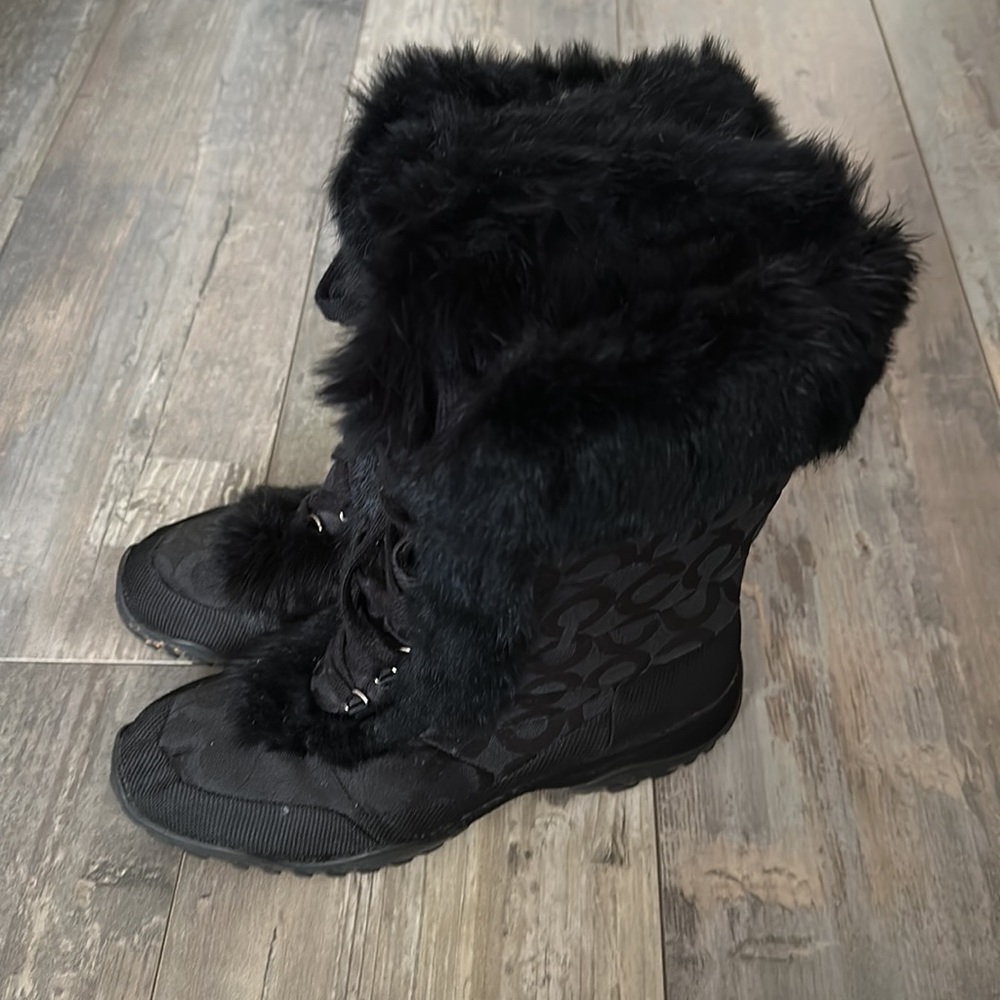 Black Coach Boots (Jennie) - Picture 2 of 4